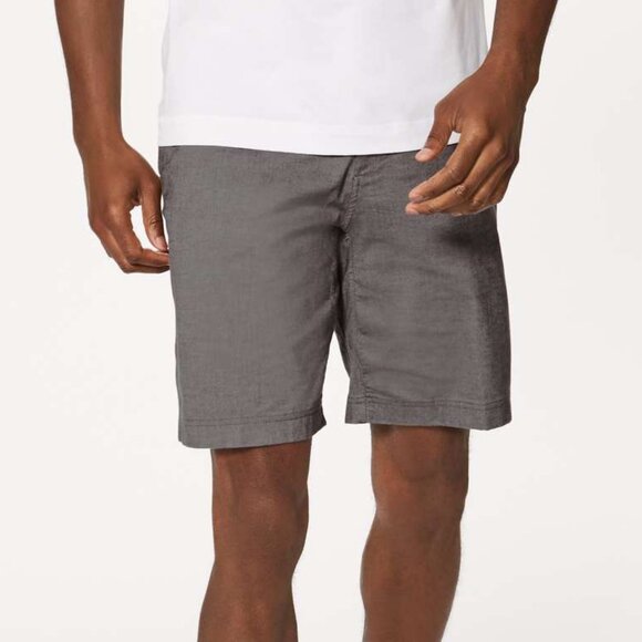 Lululemon Men's Commission Short *Qwick Oxford 9" - Grey - Picture 1 of 9